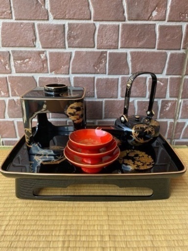 ◎大幅お値下げしました‼️ 逸品 貴重 伝統工芸 能登輪島塗 黒漆蒔絵 ◎大幅お値下げしました‼️ 逸品 貴重 伝統工芸 能登輪島塗 黒漆蒔絵