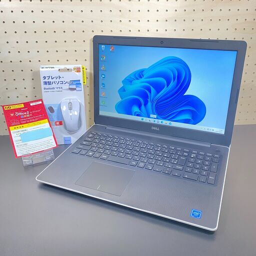 安心の1ヵ月保証 2019年製 Windows11 高速SSD オフィス＆マウス付き DELL ノートPC