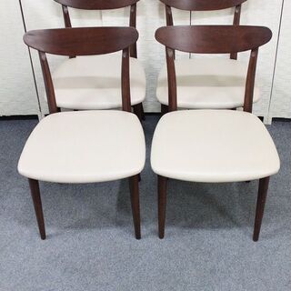 大塚家具 ダイニング5点セット 天然木 ラバーウッド 幅1250 テーブル/イス×4  テーブル 中古家具 店頭引取歓迎 R4264)