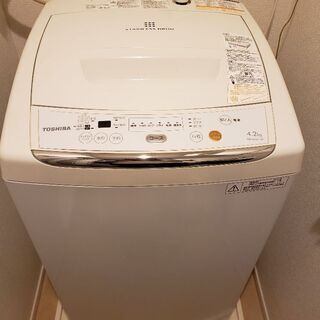 洗濯機　1~2人暮らし　4.2kg（TOSHIBA AW-42ML）