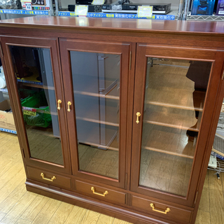 ⭐️希少⭐️maruni 地中海 Glass Cabinet 3面ガラスキャビネット