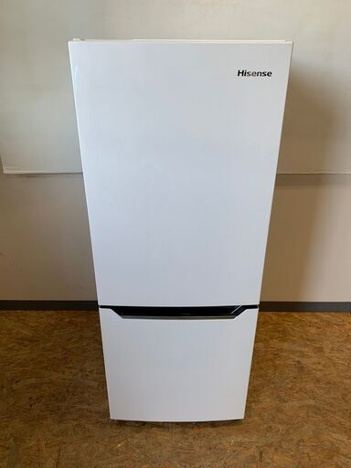【Hisense】ハイセンス 2ドア 冷凍 冷蔵庫 容量150L 冷凍室46L 冷蔵室104L HR-D15C 2018年製.