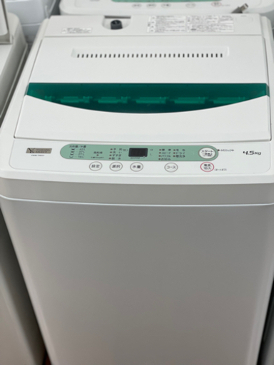 送料・設置込み　洗濯機　4.5kg ヤマダ電機　2019年