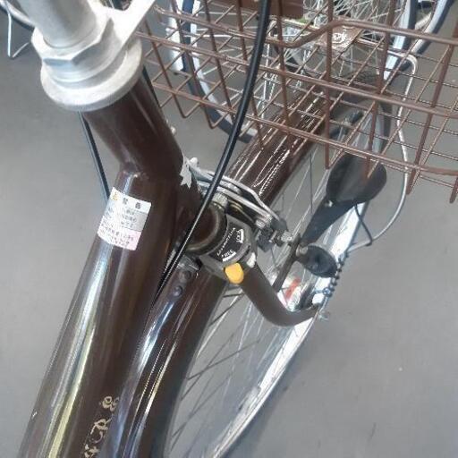 【中古自転車】ママ用子供乗せ自転車　26インチ　ブラウン