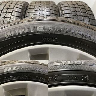 【DUNLOP WM01 235/50R18】スタッドレス【トヨタ 20系アルファード 純正ホイール 18インチ 7.5J5HPCD114.3+45】　(VTP440)クレジットカード QRコード決済可能