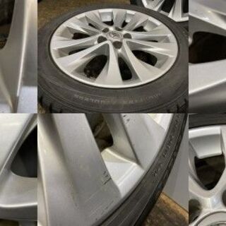 【DUNLOP WM01 235/50R18】スタッドレス【トヨタ 20系アルファード 純正ホイール 18インチ 7.5J5HPCD114.3+45】　(VTP440)クレジットカード QRコード決済可能