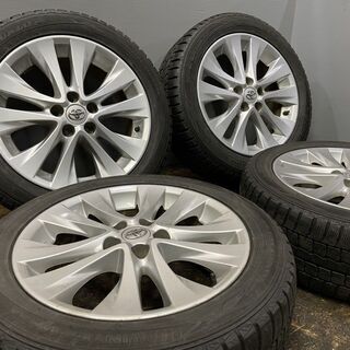 【DUNLOP WM01 235/50R18】スタッドレス【トヨタ 20系アルファード 純正ホイール 18インチ 7.5J5HPCD114.3+45】　(VTP440)クレジットカード QRコード決済可能