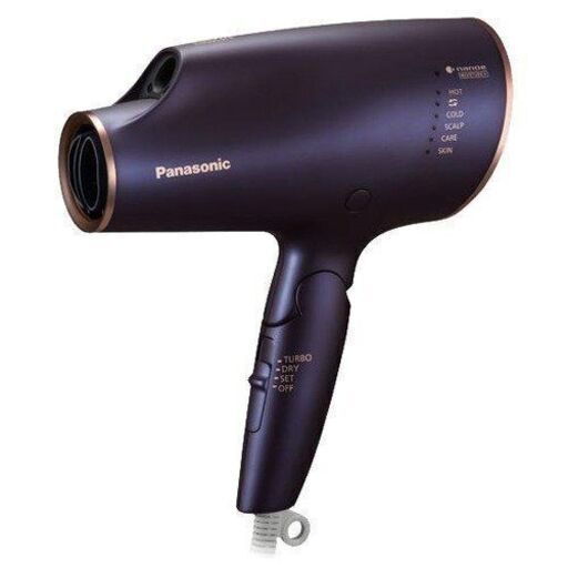 札幌  引き取り ☆ 未使用品 Panasonic/パナソニック ヘアードライヤー nanocare/ナノケア EH-NA0E A ネイビー セットノズル 高浸透 ナノイー ヘアケア 3873
