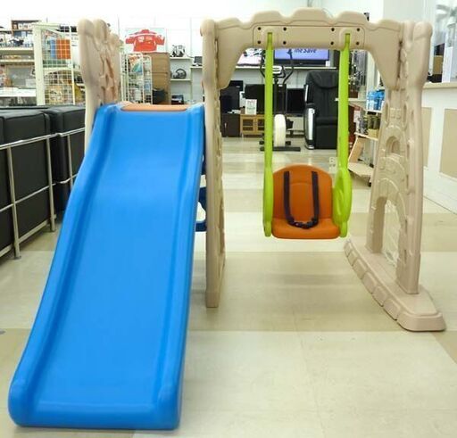 札幌市／清田区 Grownup スクランブルプレイセンター トイザラス  室内遊具 大型 ブランコ 滑り台