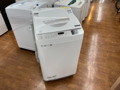 縦型洗濯乾燥機 SHARP ES-TX5D-S 2020年製 入荷しました