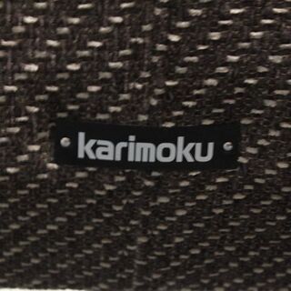 karimoku/カリモク家具 3Pソファ 長椅子 WU45 幅1880 スツールセット ブラウン  ソファ 中古家具 店頭引取歓迎 R4232)