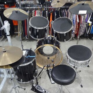 モノ市場 東海店】ドラムセット（パール ツインペダルP-122TW付き）中古品