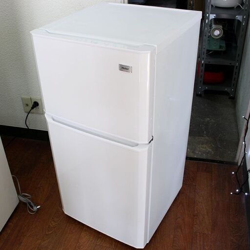 札幌市内配送無料 3ヶ月保証 ハイアール 2ドア冷蔵庫 JR-N106H
