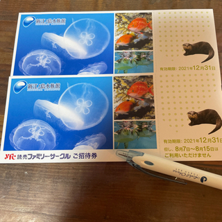 新江ノ島水族館　　ペアチケット