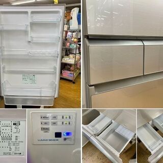 美品【 Panasonic 】パナソニック  426L 5ドア 大型冷凍冷蔵庫 フルフラットガラスドア採用 ワンダフルオープン エコナビ搭載 NR-E438TG 美品【 Panasonic 】パナソニック 426L 5ドア 大型冷凍冷蔵庫 フル