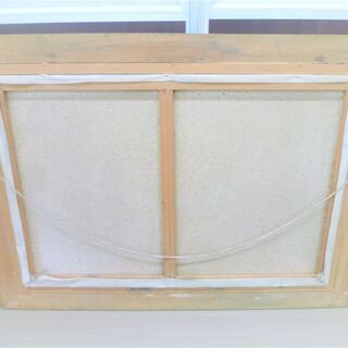 絵画 油彩 風景画 額縁 アンティーク風 山 自然 額 アート 美術品 絵 ゴールド 苫小牧西店