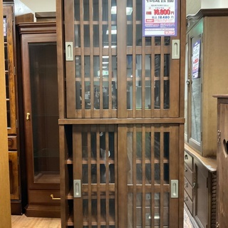 C1*12【ご来店頂ける方限定】和風書棚
