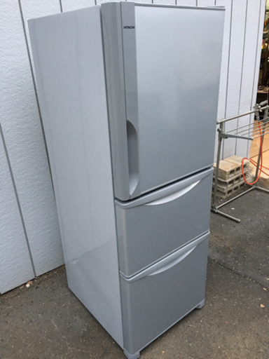 日立 3ドア冷凍冷蔵庫 265L R-27EV■HITACHI 2014年製 2人暮らしに丁度良いスリムな3ドア冷蔵庫
