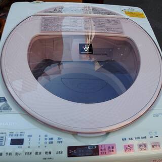 ☆中古 激安！！￥22,800！！SHARP シャープ 8kg洗濯機 乾燥機付き 