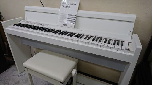 電子ピアノ KORG コルグ LP-380WH 2014製 動作品