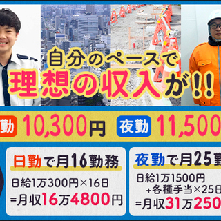 ＜現場多数!!＞週5日～勤務で更に500円UP！未経験で月収31万～可能★完全週払い 株式会社セクダム 東京 − 東京都