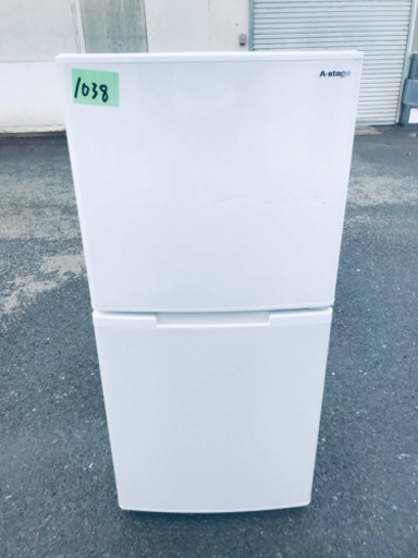 ④✨2019年製✨1038番 A-Stage✨2ドア冷凍/冷蔵庫✨RZ-123W‼️