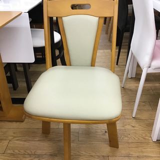 KJ-19【ご来店頂ける方限定】伸長式ダイニング3点セット ナチュラル キズ