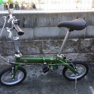 折り畳み自転車　14インチ　軽量アルミフレーム8.5㎏　フィアット　FIAT AL-FDB140