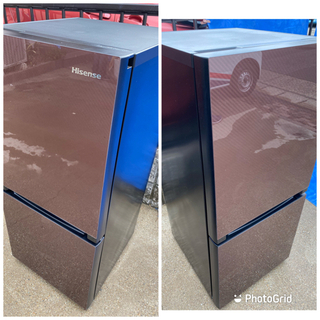 【美品】冷蔵庫 2ドア ハイセンス 134L 2019年 HR-G13A-BR HR-G13A-W 冷蔵庫 ホワイト [134L /2ドア /右開きタイプ] 【お届け地域