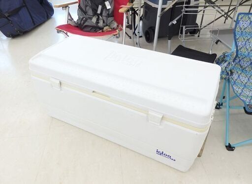 千歳市/恵庭市 イグルー 大型 クーラーボックス igloo MARINE 128 釣り 鮭一本入ります