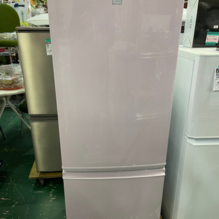 SHARP 2ドア冷蔵庫 167L 2018年 ピンク色 SJ-17E5-KP 中古