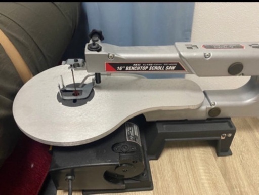 値下げしました】電動ノコギリ SK11 卓上糸鋸盤 フトコロ 400mm