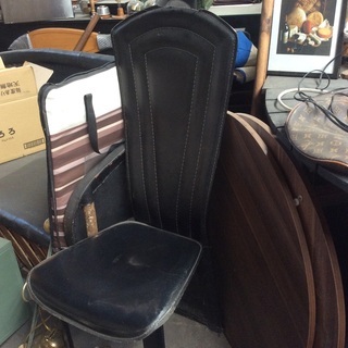 黒革製 椅子 4個 あげます