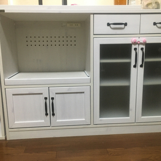 【ネット決済】キッチンカウンター　食器棚