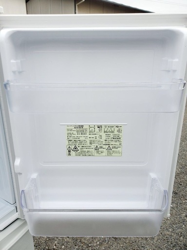 ♦️EJ1533番 SHARPノンフロン冷凍冷蔵庫 【2018年製】