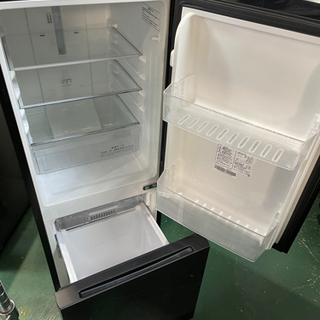 ハイセンス 2ドア冷蔵庫 HR-G1501 2016年 154L ガラストップ 中古