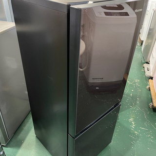 ハイセンス　2ドア冷蔵庫　HR-G1501 2016年　154L ガラストップ　中古