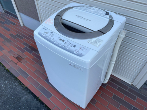 美品■TOSHIBA 7kg 大容量 洗濯機 風乾燥機能付き 東芝 付属品あり