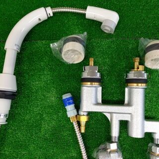 KVK　サーモスタット式洗髪シャワー(3ツ穴サーモ水栓の交換用)　【KF260NEN】