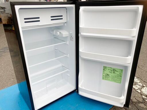 札幌★ アイリスオーヤマ 21年製 小型サイズ ワンドア冷凍冷蔵庫 93L ◆ IRJD-9A コンパクトで置けちゃう 右開き ブラック 札幌☆ アイリスオーヤマ 21年製 小型サイズ ワンドア冷凍冷蔵庫 93L