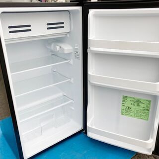 札幌★ アイリスオーヤマ 21年製 小型サイズ ワンドア冷凍冷蔵庫 93L ◆ IRJD-9A コンパクトで置けちゃう 右開き ブラック