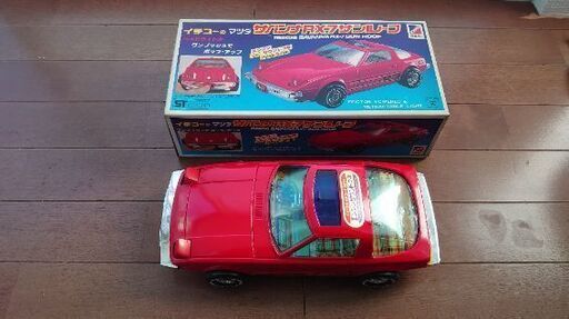 ☆当時物　マツダサバンナＲＸ７サンルーフ　ブリキ美品☆