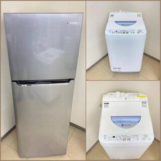 【地域限定送料無料】【美品セット】冷蔵庫・洗濯機  XRA092...