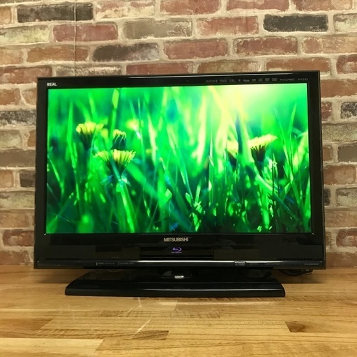 即日受渡❣️三菱26型TVブルーレイ.HDDドライブ内蔵 録画再生13500円