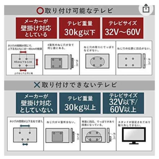 ご購入者様決まりました！壁掛け風テレビスタンド