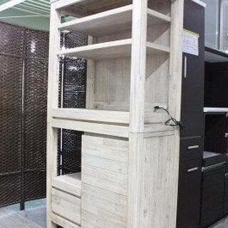 ウニコ MANOA/マノア キッチンボード 食器棚 幅90cm ...