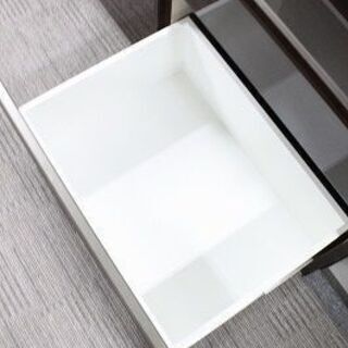 ニトリ キッチンボード ポスティア 幅100 ハイグロスブラウン ブルモーション レンジボード NITORI 食器棚 中古家具 店頭引取歓迎 R4226)