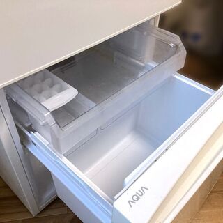 札幌市☆ アクア 18年製 中型格安 2ドア冷凍冷蔵庫 184L ◇ AQR-