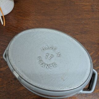 STAUB オーバル17 グレー ストウブ ピコ ココット オーバル 17cm