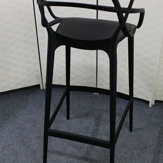 カルテル MASTERS STOOL/マスターズスツールハイ 75 ブラック Kartell
